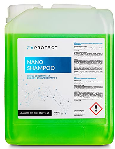 FX Protect Nano Shampoo Autoshampoo 5L | pflegendes Shampoo | Perfekt für Versiegelungen | Autoshampoo, Autowäsche, Autoreiniger, Autowaschmittel, Auto Shampoo