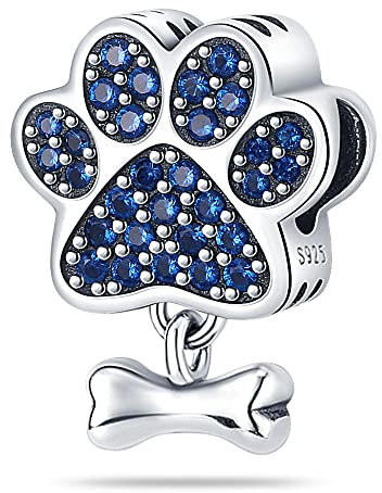 TINSLO Charm Anhänger Damen 925 Sterling Silber für Armband Charms Beads passend für Pandora Armband und Halskette, Kompatibel mit Europäischen Armbänder für Frauen Mädchen B3