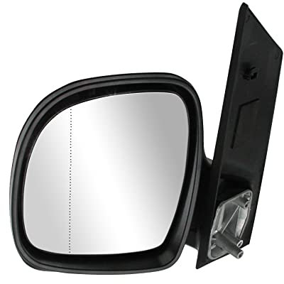 Convitex Außenspiegel für Mercedes Vito W639, Manuell Asphärisch Komplett Seitenspiegel für Vito Bus, Rückspiegel für Vito/Mixto Kasten Baujahr 2003-2011 Links Fahrerseite
