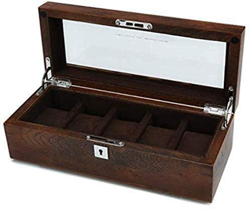 Uhren Aufbewahrungsbox Reines Massivholz Uhrenbox Aufbewahrungsbox Massivholz Haushalt Uhrenbox Mechanische Uhrenbox mit Schloss Mode