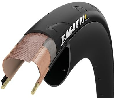 GOODYEAR Neumático Plegable para Bicicleta de Carretera Eagle F1 R TLC // 30-622 (700 x 30 C), versión: Negro, tamaño: 30-622