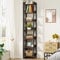 Tribesigns Eckregal mit 7 Ebenen, 200cm hohes Bücherregal Lagerregal Regal für kleine Räume Standregal, multifunktionaler Eck-Organizer für Zuhause für Wohnzimmer, Balkon, Küche (35 x 35 x 200 cm)