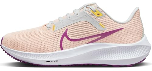 Nike Damen W AIR Zoom Pegasus 40 Sneaker, Guava Ice/Vivid Purple-Amber Brown, 36.5 EU