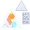 Resin Puzzle Mold - Tangram Mold | Funny Educational Game Molds Epoxy Casting Molds for DIY Puzzle Piece and Puzzle Base