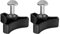BNFGD 2Pcs Lawnmower Wing Nut Screw Bolt,Lawn Mower Handle Parts,Mower and Outdoor Power Tools Replacement Parts for Most Lawnmower Handle Parts Machine Power Equipment Part Garden Tools.