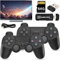Wireless Game Stick 2.4G Wireless Spielekonsole Retro Spielekonsole 4K HDMI Plug and Play für TV/PC, Konsole Demulierung, Videospiele, 64G