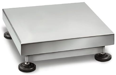 Kern KFP 60V40LM - Edelstahl-Plattform mit IP68-Schutz, 1 Wägezelle, Edelstahl, gekapselt, Ablesbarkeit [d]: 5 g, Wägebereich [Max]: 60 kg, Wägeplatte: BxTxH 500x400x124 mm (Edelstahl), UNGEEICHT
