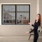 Fliegengitter für Dachfenster 140 x 114 cm Fliegengitter Fenster Kein Bohren Kinderleichte Montage Magnetvorhang für Balkontür Terrassentür, Schwarz