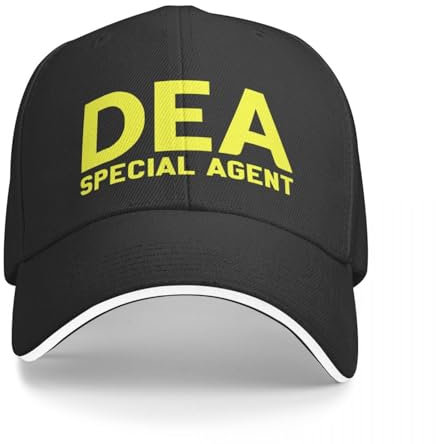 CWCMZDH Baseballmütze Basecap DEA Special Agent, Narcotics Special Agent. Baseballmütze Geburtstag Rugby Damen Strandmode Herren