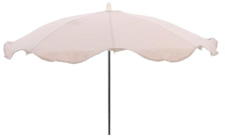 Sombrilla Universal para silla o cochecito de Paseo Rosy Fuentes - No incluye Flexo para su fijación - elegante y práctico artículo para la protección del sol de su bebé-Rosa palo