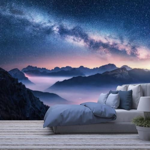 Papier Peint Mural 3D D'Art Moderne, Paysage Spatial Peintures Murales 3D Espace Grand Papier Peint Décor Peintures, Salon Tv Bar Ktv Toile De Fond Décor De Chambre, Autocollants Muraux A-776243799225