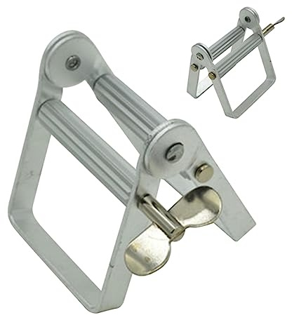 SHERCHPRY Tubenquetscher aus Aluminium für Zahnpasta und Andere Tubenprodukte Effizienter Spender ohne Verschwendung Geeignet für Badezimmer und Friseursalons