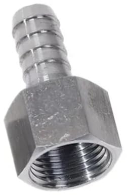 2 Pièces 1/2 connecteur Pagode À Filetage Femelle, 8mm 10mm 12mm 13mm 15mm 20mm Tuyau Barbe SS304 Adaptateur De Raccords De Tuyauterie En Acier Inoxydable,(8mm Barb)