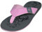 MADSea Damen Zehenstegpantolette Beach Woman | Zehentrenner Flip Flop Thong Sandale Badelatschen | Sommer Strand, grau/rosa, 40 EU