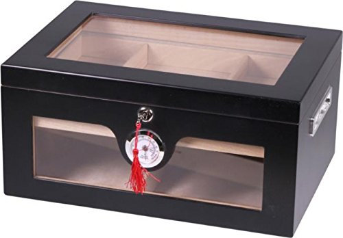 Lifestyle-Ambiente Edition 2.0 Black Wonderful Kristallglas Humidor V-1320 inkl Tastingbogen