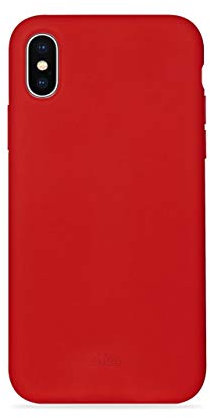 Puro Icon Custodia per iPhone X, Rosso