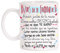FUNNY CUP Taza Razones Que me Enamoran de Ti. Regalo Divertido con Mucho Amor para Parejas. San valentín. Día de los Enamorados.