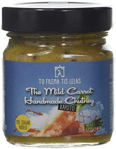 To Filema Tis Lelas Handmade Chutney The Mild Carrot, 225 g, Pack of 2 x 225g (Total: 450g)
