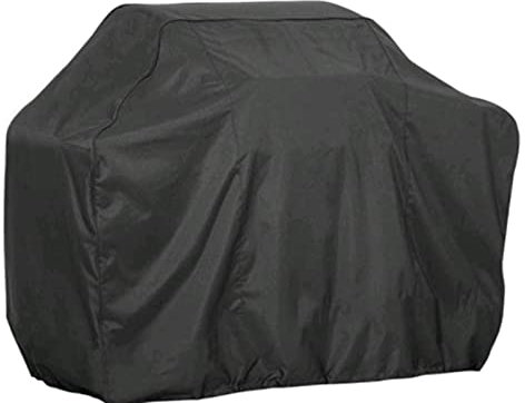 Grill Abdeckhaube,BBQ Grillabdeckung Mit Kordelzug,Wasserdicht Gasgrill Abdeckung,Schutzhülle Haube Für Weber Char Broil,210D Oxford,Schwarz 145 X 61 X 117Cm