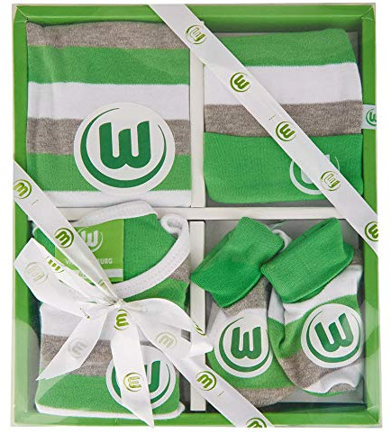 VfL Wolfsburg Baby-Geschenkbox 4er Set