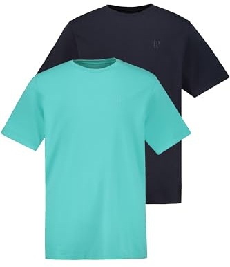JP 1880 Herren Kurzarm T-Shirt pastellmint 5XL