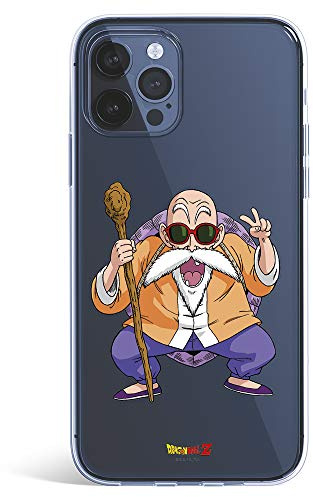 Schutzhülle für iPhone 12 - iPhone 12 Pro, offizielles Dragon Ball Maestro Mutenroshi zum Schutz Ihres Handys, aus flexiblem Silikon, mit offizieller Lizenz von Dragon Ball