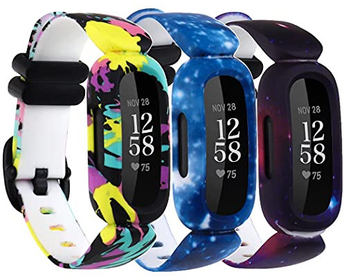 Baaletc armbänder kompatibel mit Fitbit Ace 3 für Kinder, weiches silikon Fitbit ace 3 Kids Armband,Fitbit ace 3 Kids Armband sportuhrenarmband Jungen mädchen