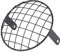 Yctze Maschera di copertura universale per montaggio laterale con griglia per faro anteriore moto 7 per Cafe Racer (nero) grille phare 7,protector rejilla faro 7,steel grille headlight protector,mot