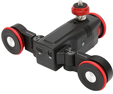 Wireless Video Camera Dolly, L5I Camera Video Autodolly APP Control AB Point Positioning Shooting Camera Slider Dolly Photography Car,Compatible with DSLR Camera & Phone,3KG Maximum Load
