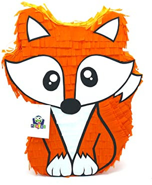 Nislai® Fuchs Pinata | Ideal für Mädchen Geburtstag Party | oder Deko | 40x30x10