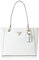 GUESS Women Noelle Noel Tote Bag, Weiß