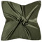 MayTree Seidentuch aus 100% Maulbeer-Seide - Quadratisch einfarbig waldgrün 53x53 - Luxuriöses Damen Halstuch - Eleganter Bandana-Schal für Damen - Luxus und Komfort für Erwachsene