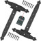 KOTARBAU® 2er Set Kreuzgehänge 300 mm Ladenband Scharnier Band Platte Baubeschlag Torbeschlag Holzverbindung Werfgehänge T-Scharnier T-Band Pulverbeschichtet