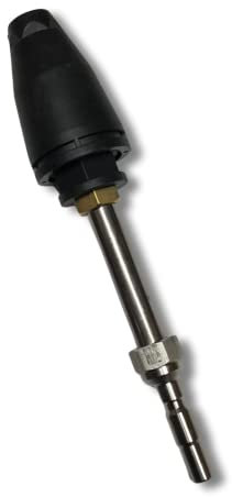 Dreckfräse Rotordüse für Kärcher HD Nilfisk Gerni Lavor Ferrix Black & Decker Bosch 10-fache Reinigungsleistung ca.15cm lang (Für Kränzle light line Stecknippel)