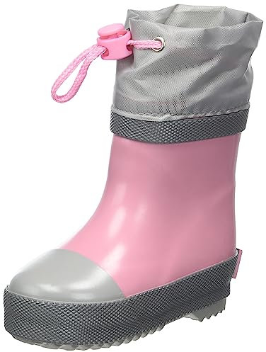 Playshoes Stivali da Pioggia, Gomma Unisex-Bambini, Colore: Rosa, 21 EU