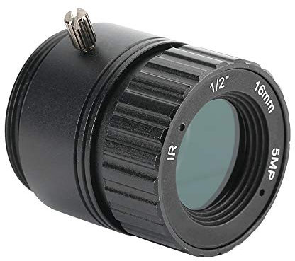 SYH&AQYE Objektiv für Kamera, Weitwinkel CS Mount Objektiv, 16 Mm Brennweite Mit Manuellem Fokus und Einstellbarer Blende, Unterstützt Hochauflösende Pixel
