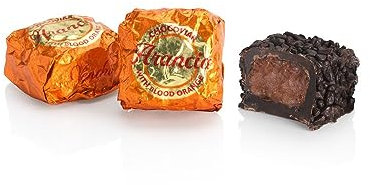 Venchi - Chocoviar Arancia - Cioccolatino Extra Fondente con Ripieno all'Arancia Rossa, 1 kg - Senza Glutine - Vegano