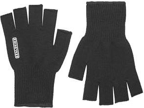 SealSkinz Thornham Unisex Solo Nicht Wasserdichter Halbfingerhandschuh aus Merinowolle | Outdoor Handschuhe | Einheitsgröße | Schwarz