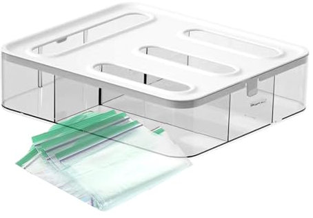Ziplock Beutel Aufbewahrungs Organizer Snack Und Sandwich Beutel Organizer Für Schublade Spender Für Lebensmittelaufbewahrungsbeutel Lebensmitteltütenhalter Für Küchenschubladen