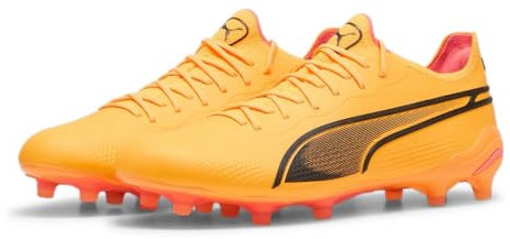 PUMA King Ultimate FG/AG Volume Up orangeschwarz, 43 Unisex
