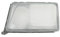 EDA PREMIUM auto Scheinwerfer glas, Streuscheibe Links passend für MERCEDES BENZ W124 1985-1995 mit Rand