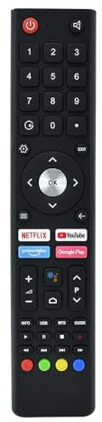 XINFUTE GCBLTV02ADBBT U55H7N Fernbedienung für CHIQ Voice Bluetooth LCD TV Fernbedienung
