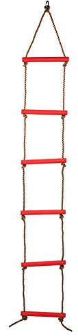 XUXHOU Children Climbing Ladder, Six Section Single End Rope Kids Swing Rope Ladder Exercise Equipment