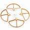 ZAPYVET for Hubsan H501S X4 RC Quadcopter Ersatzteile Verbesserte Propellerschutz-Schutzabdeckung Drohnen-Propeller-Set