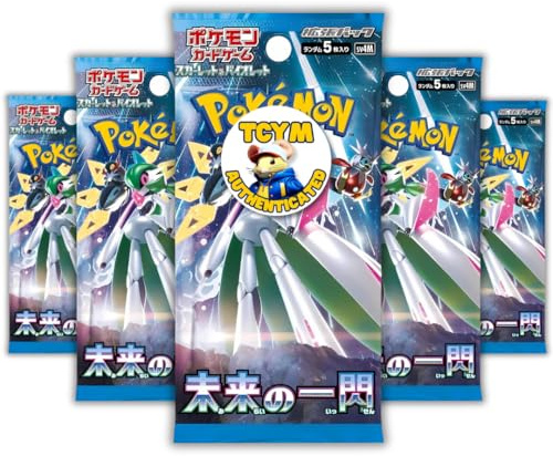 That Chunky Yellow Mouse Paradox Rift Future Flash Japanese 5 Booster Packs Authenticated | Japanese Pokemon Cards | Pokemon Paradox Rift Booster Packs | Scarlet and Violet