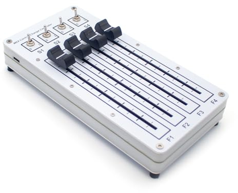 Toplionace Controller Midi USB con 4 Fader e 4 Interruttori
