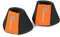 Shires Hufglocken „Arma“ aus Neopren, schwarz, Orange, Pony