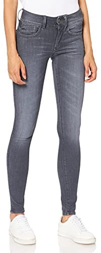 G-STAR Damen Lynn D-mid Waist Super Skinny Jeans Jeans, Blau (Medium Aged D06333-9296-071), 25W / 32L