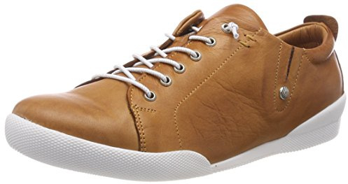 Andrea Conti Damen Slipper mit Zierschnürung sportiv seitlich Stretch 0345724