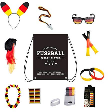 UMOI Ensemble de 20 Articles pour Fans d'Allemagne pour Le Championnat d'europe 2024